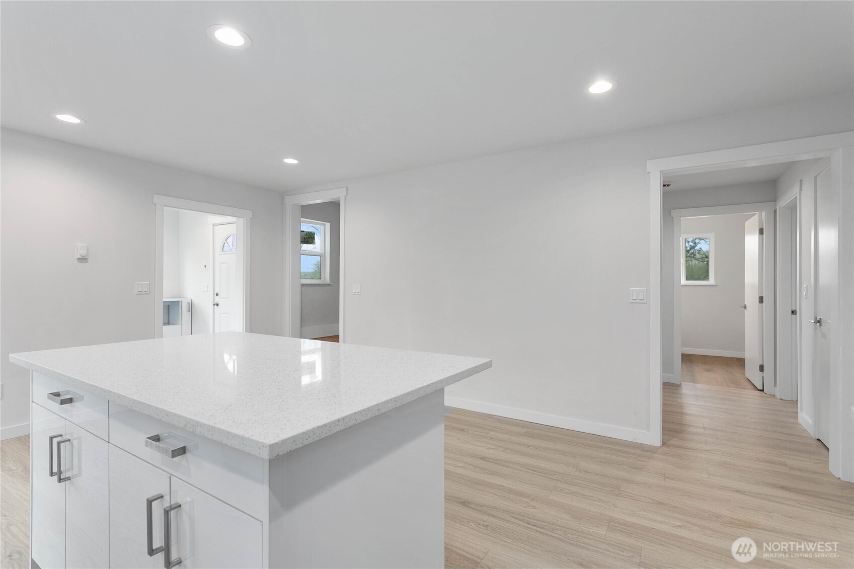 4656 Bay Road Blaine, WA 98230 - Photo 7 of 31 a view of kitchen island with wooden floor