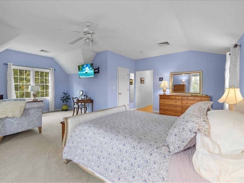 6 Wood Street Upton, MA 01568 - Photo 18 of 40 a living room with furniture and a flat screen tv