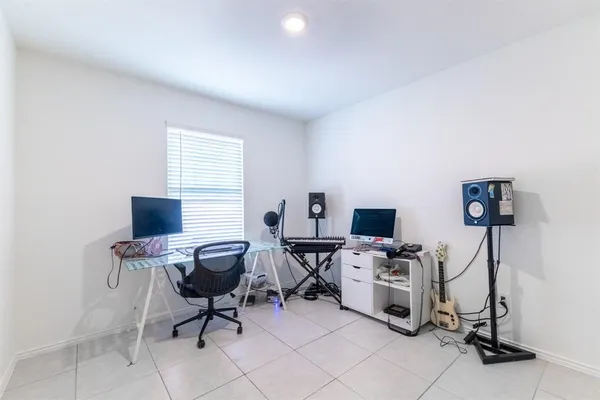 a view of a workspace with a window