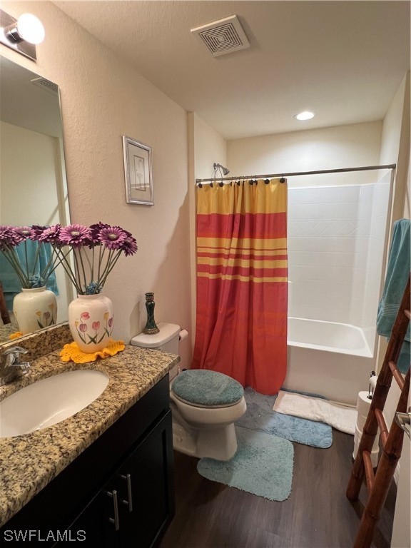 5018 Dolphin Circle LaBelle, FL 33935 - Photo 13 of 17 a bathroom with a granite countertop sink toilet and shower