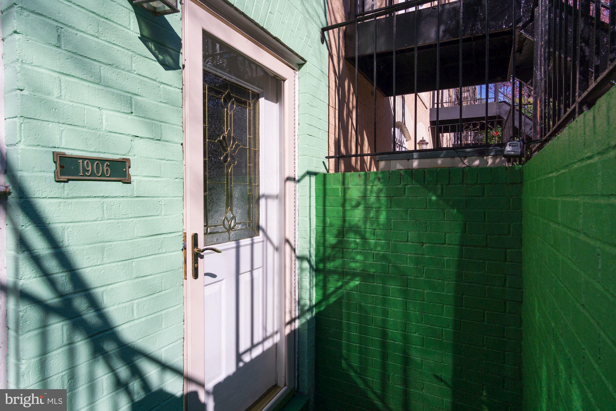 1906 17th Street Northwest Washington, DC 20009 - Photo 28 of 42 Lower level entry