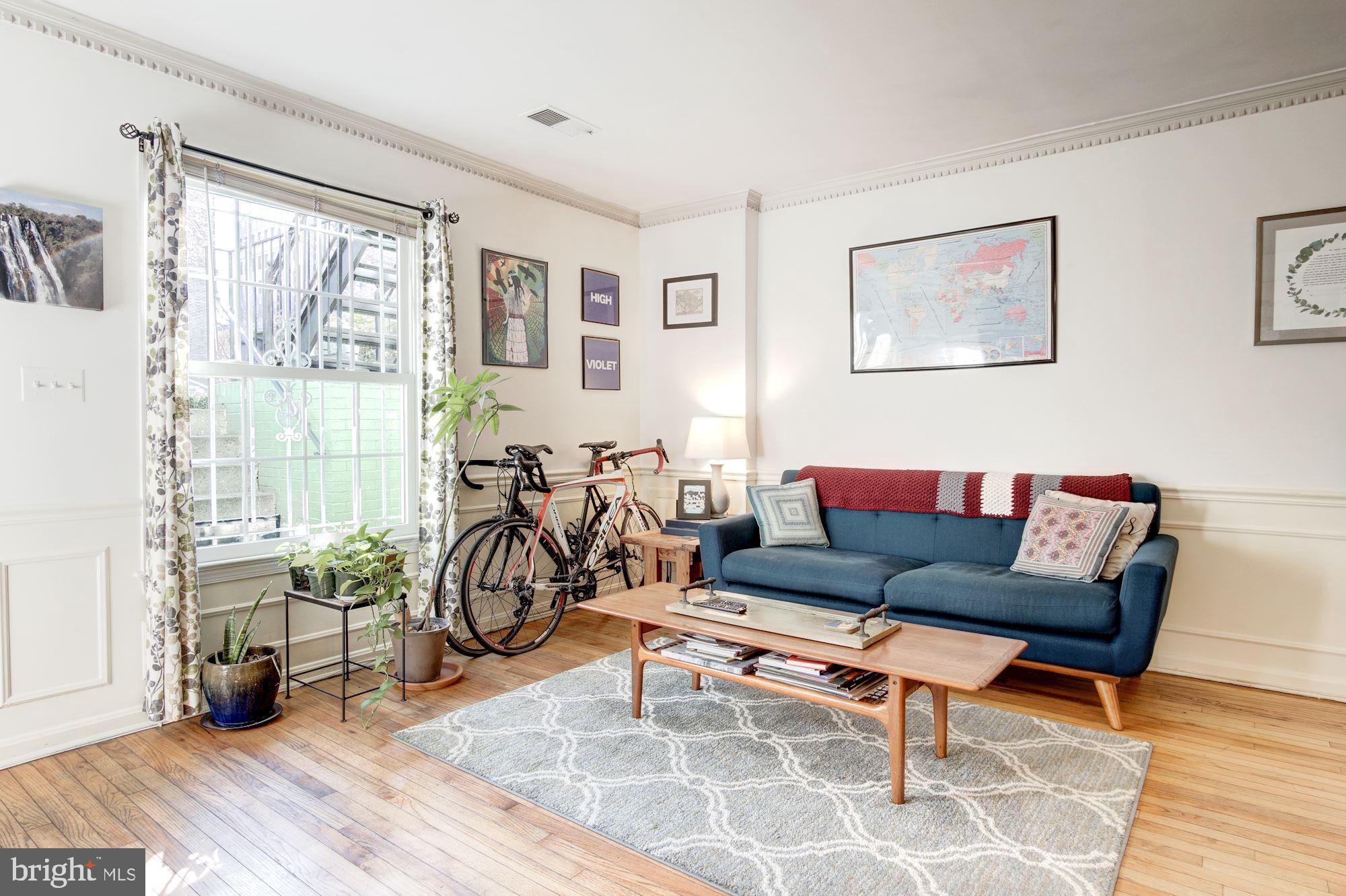 1906 17th Street Northwest Washington, DC 20009 - Photo 30 of 42 Full size windows and hardwood floors!