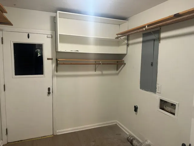 a view of a walk in closet