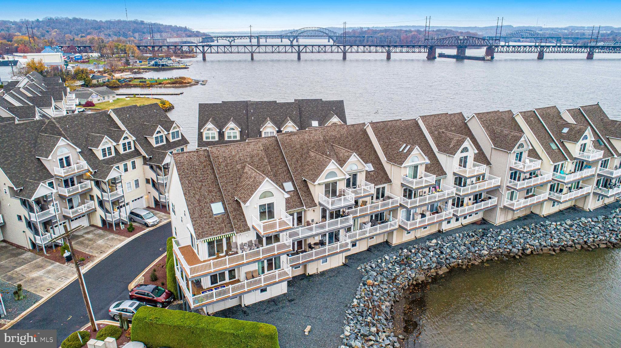 203 Pointe Way, Unit 53 Havre de Grace, MD 21078 - Photo 26 of 29 a view of a city with a lake