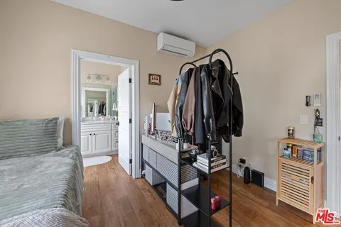 a living room with a couch and a table