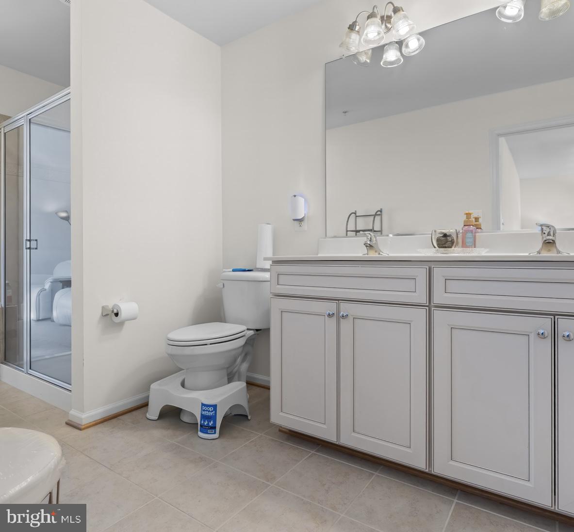 1307 North Sewards Court Aberdeen, MD 21001 - Photo 29 of 65 a spacious bathroom with a toilet a sink and mirror