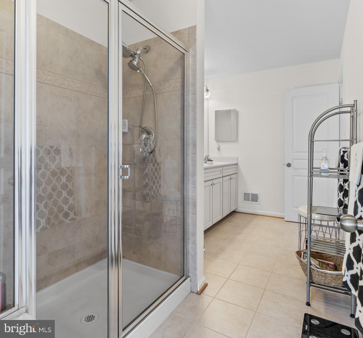 1307 North Sewards Court Aberdeen, MD 21001 - Photo 31 of 65 a bathroom with a shower and a mirror