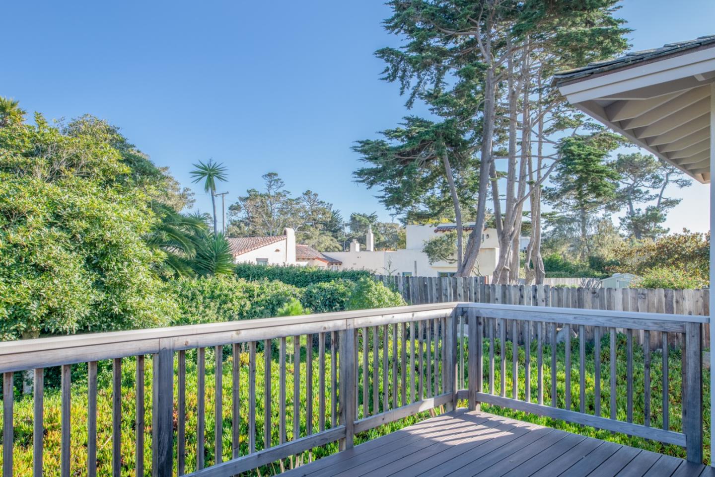 3049 Cormorant Road Pebble Beach, CA 93953 - Photo 42 of 42 a view of balcony with wooden floor and fence