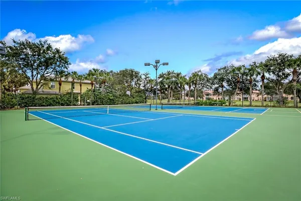 a view of a tennis court