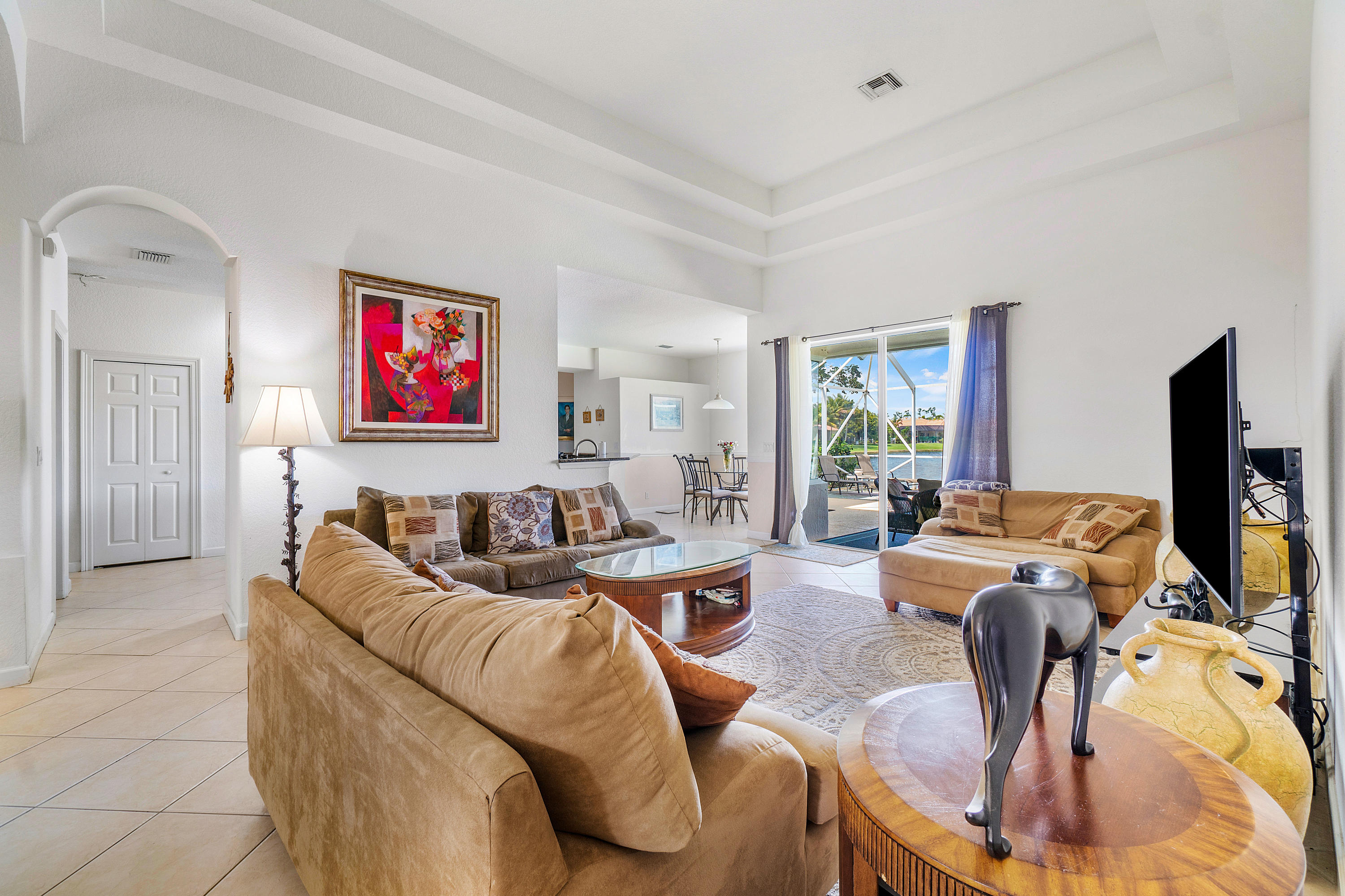 3839 Victoria Road West Palm Beach, FL 33411 - Photo 6 of 29 Downstairs Living Room