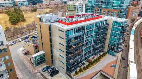 a building view with outdoor space