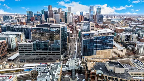 a balcony with city view