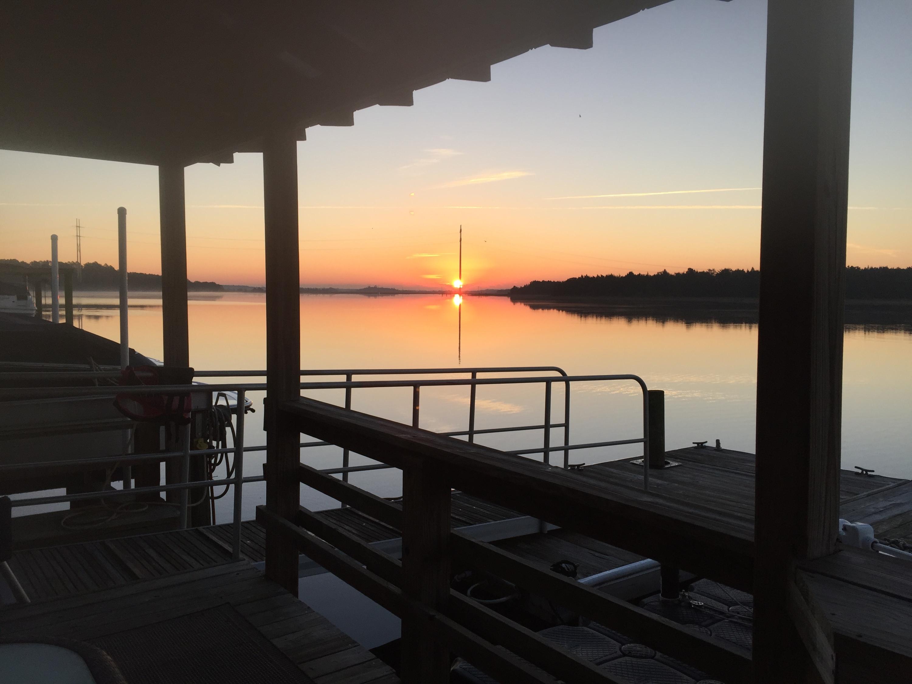 3551 Old Ferry Road Johns Island, SC 29455 - Photo 44 of 52 Sunset from the Dock