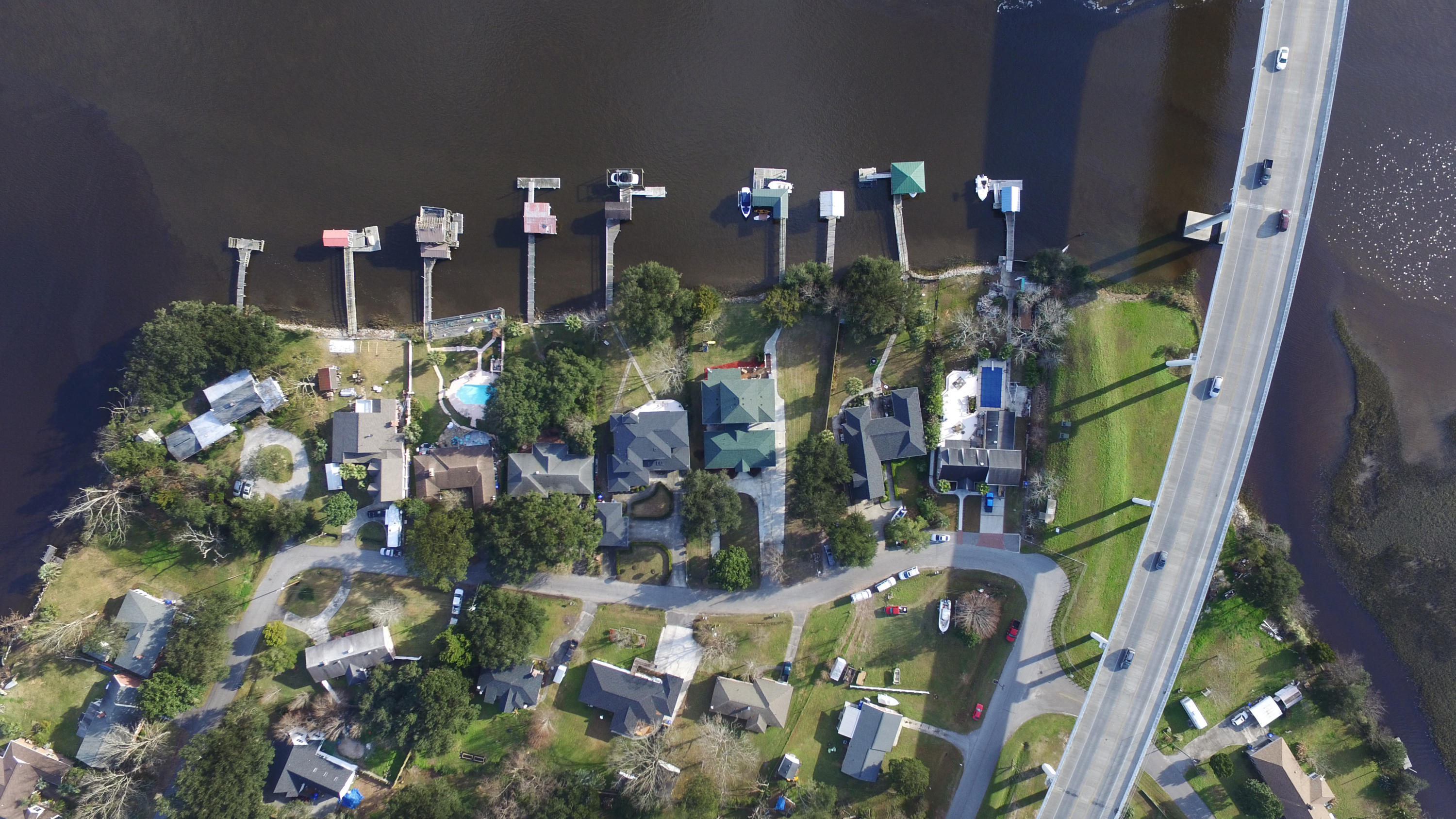 3551 Old Ferry Road Johns Island, SC 29455 - Photo 49 of 52 Aerial View of the Property