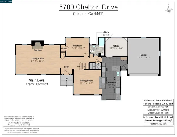$1,328,000 | 5700 Chelton Drive, Oakland, CA 94611