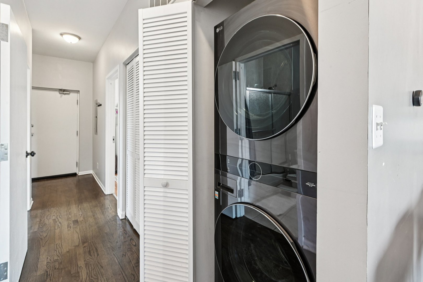 828 West 31st Street, Unit 3N Chicago, IL 60608 - Photo 12 of 29 a view of a storage & utility room with a washer dryer