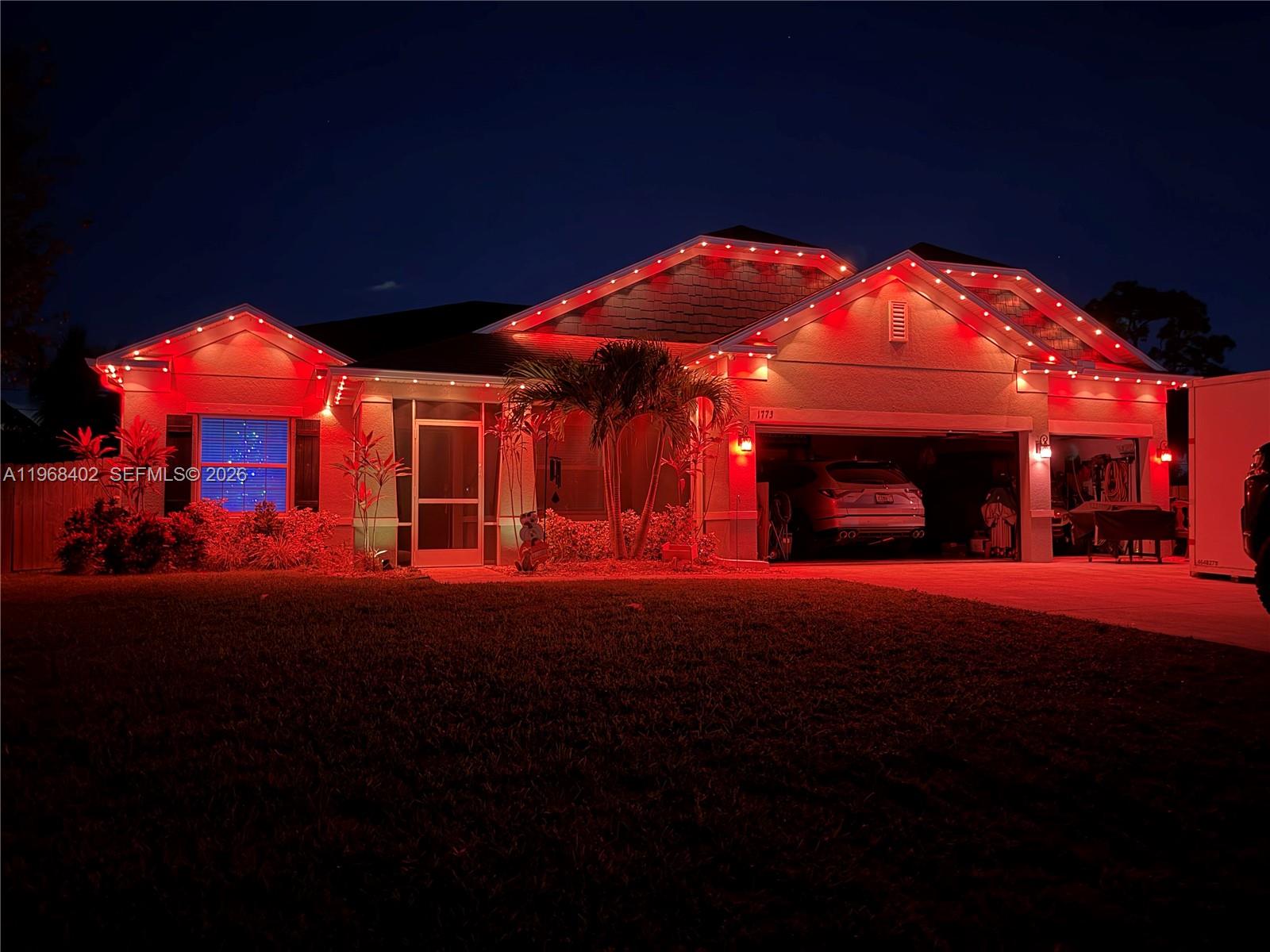 1773 Southwest Palermo Road Port St. Lucie, FL 34987 - Photo 40 of 50 Govee Permanent Light system with a mobile app for color change ease!