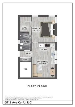 $750 | 6812 Avenue Q, Unit C, Houston, TX 77011