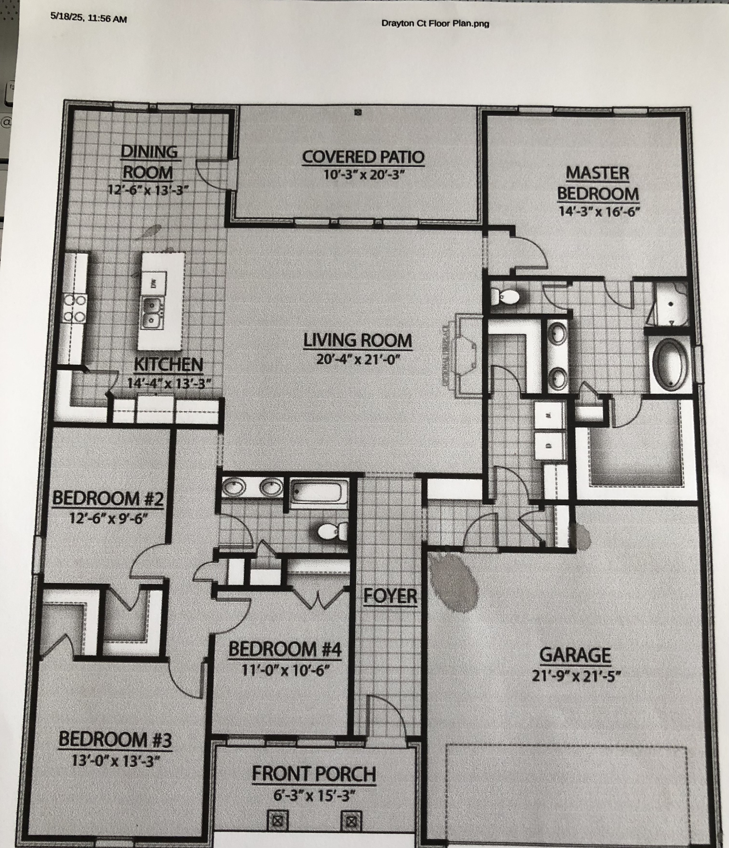 30635 Drayton Court Daphne, AL 36527 - Photo 51 of 51 Floor Plan