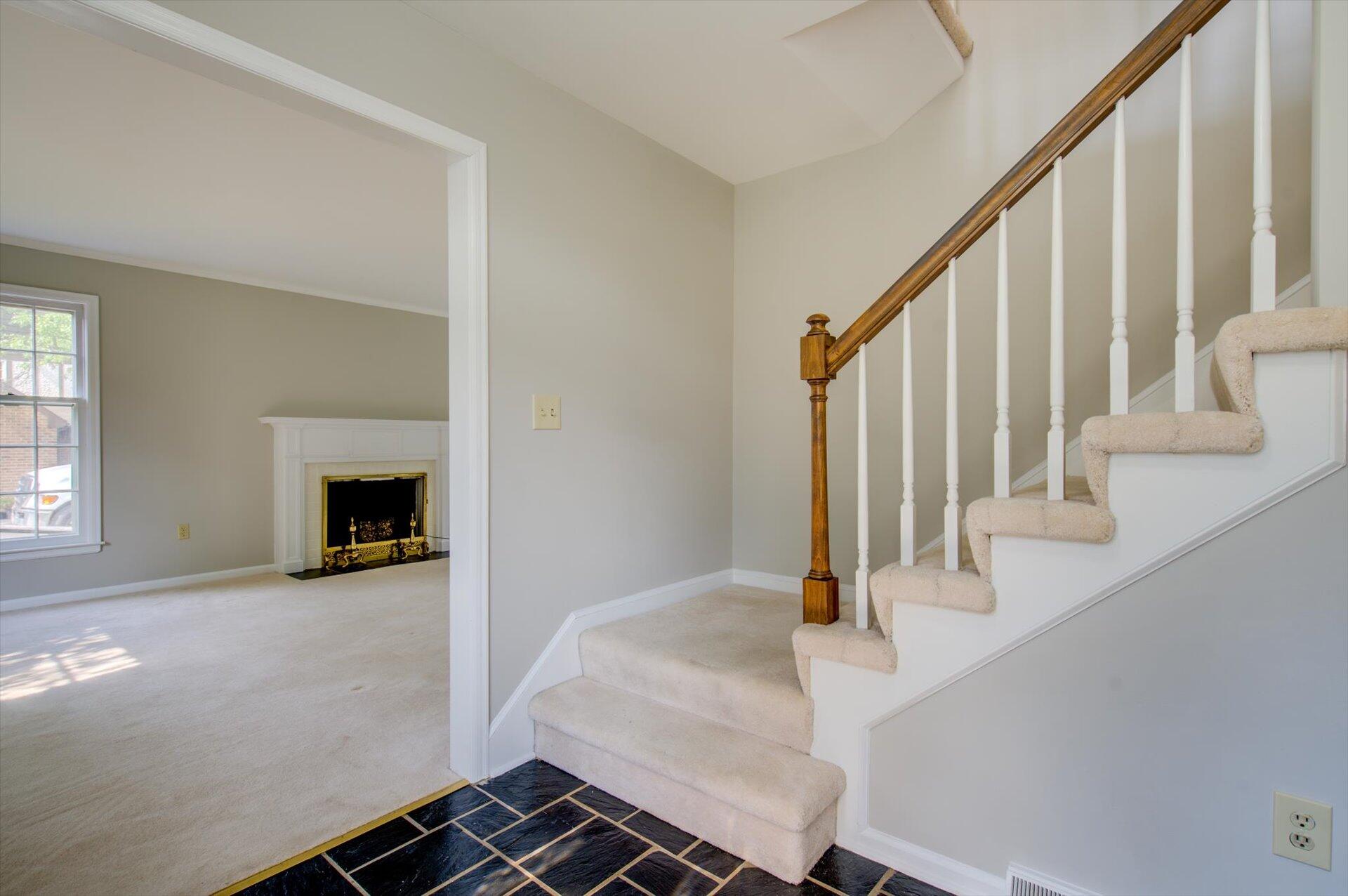 5157 Falcon Ridge Road Roanoke, VA 24018 - Photo 10 of 50 a view of entryway and hall with wooden floor