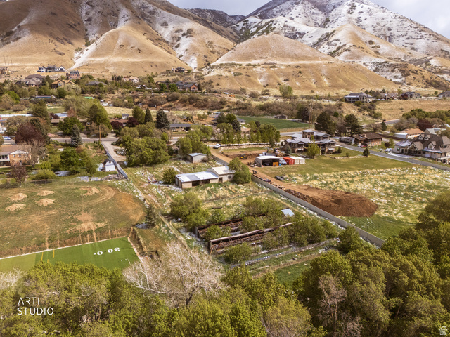 2672 East Canyon Road Springville, UT 84663 - Photo 15 of 33 Bird's eye view of a mountain backdrop