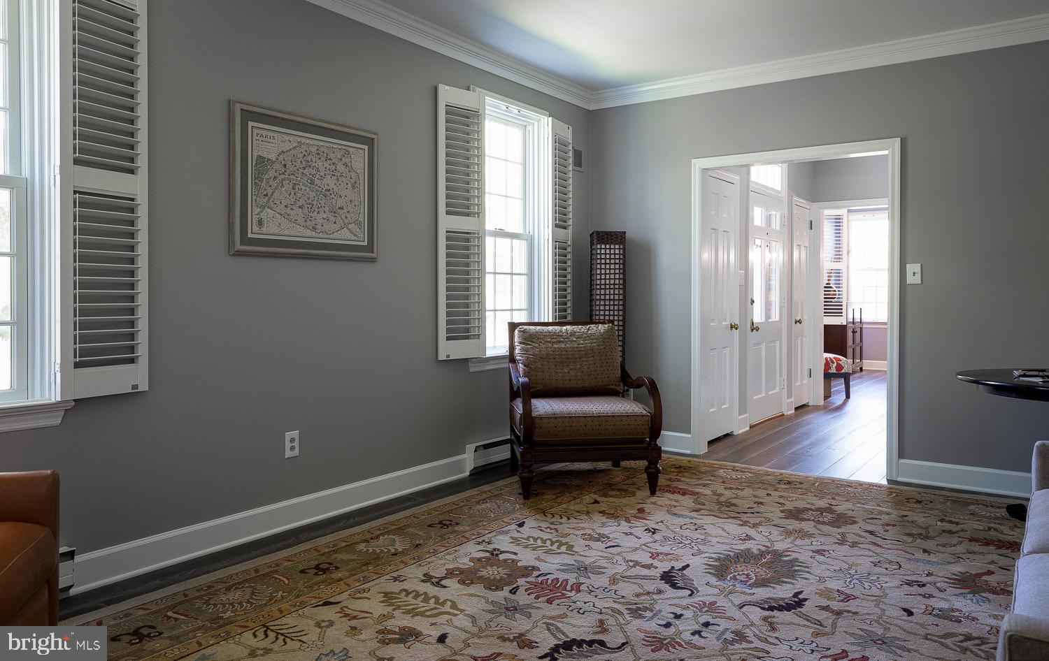 2 Chatham Place Wallingford, PA 19086 - Photo 5 of 37 Living room looking into the center hall