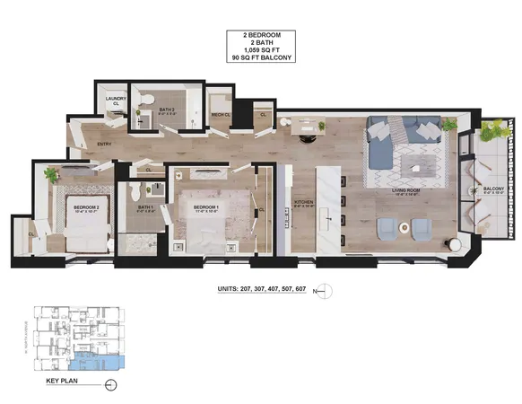 $4,595 | 159 West North Avenue, Unit 207, Chicago, IL 60610