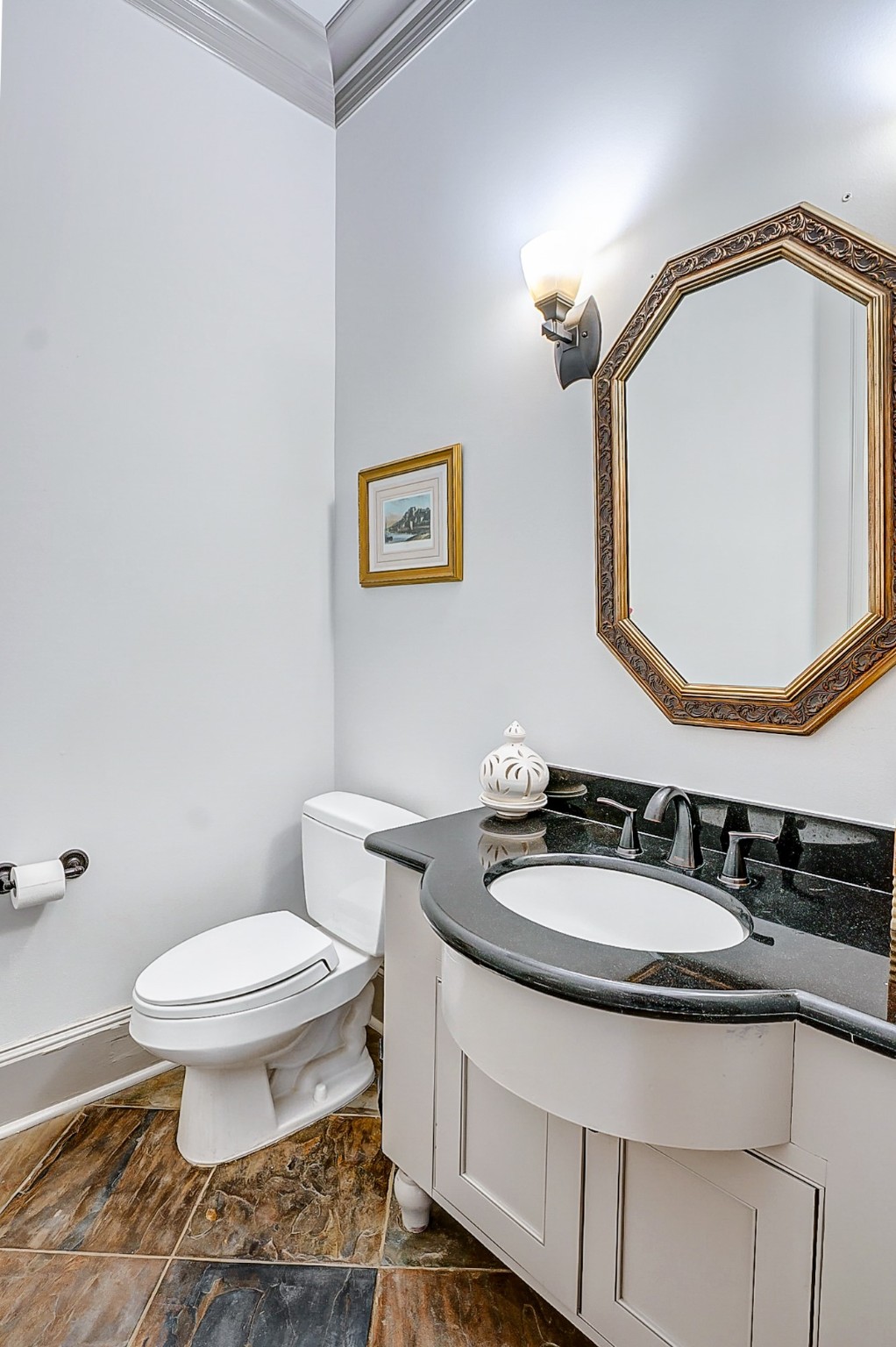 2702 Tudor Manor Houston, TX 77082 - Photo 22 of 25 a bathroom with a sink toilet and a mirror