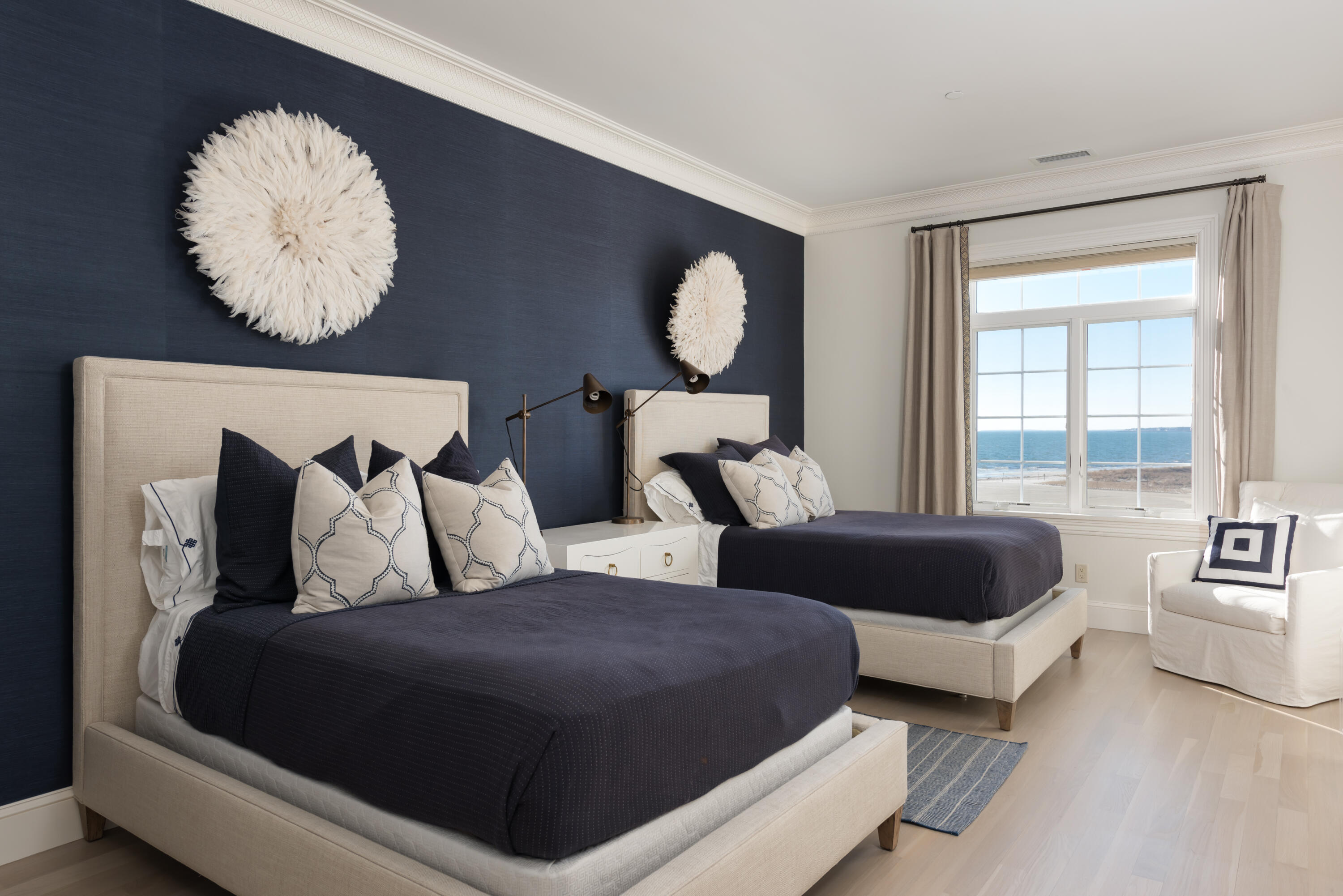 23 Snow Inn Road, Unit 2 Harwich Port, MA 02646 - Photo 28 of 40 a bedroom with bed and a large window