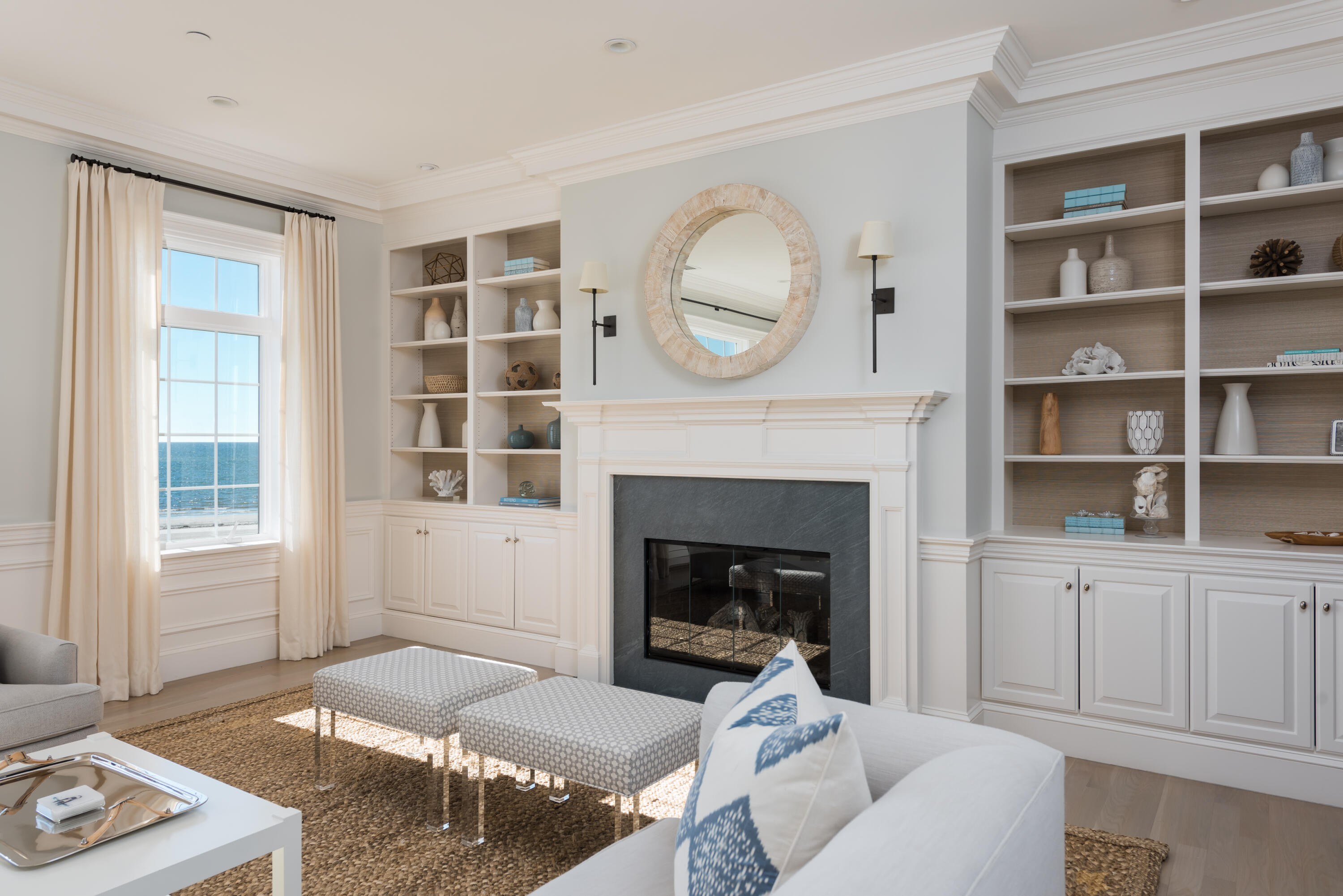 23 Snow Inn Road, Unit 2 Harwich Port, MA 02646 - Photo 10 of 40 a living room with furniture and a fireplace