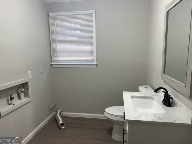 a bathroom with a sink