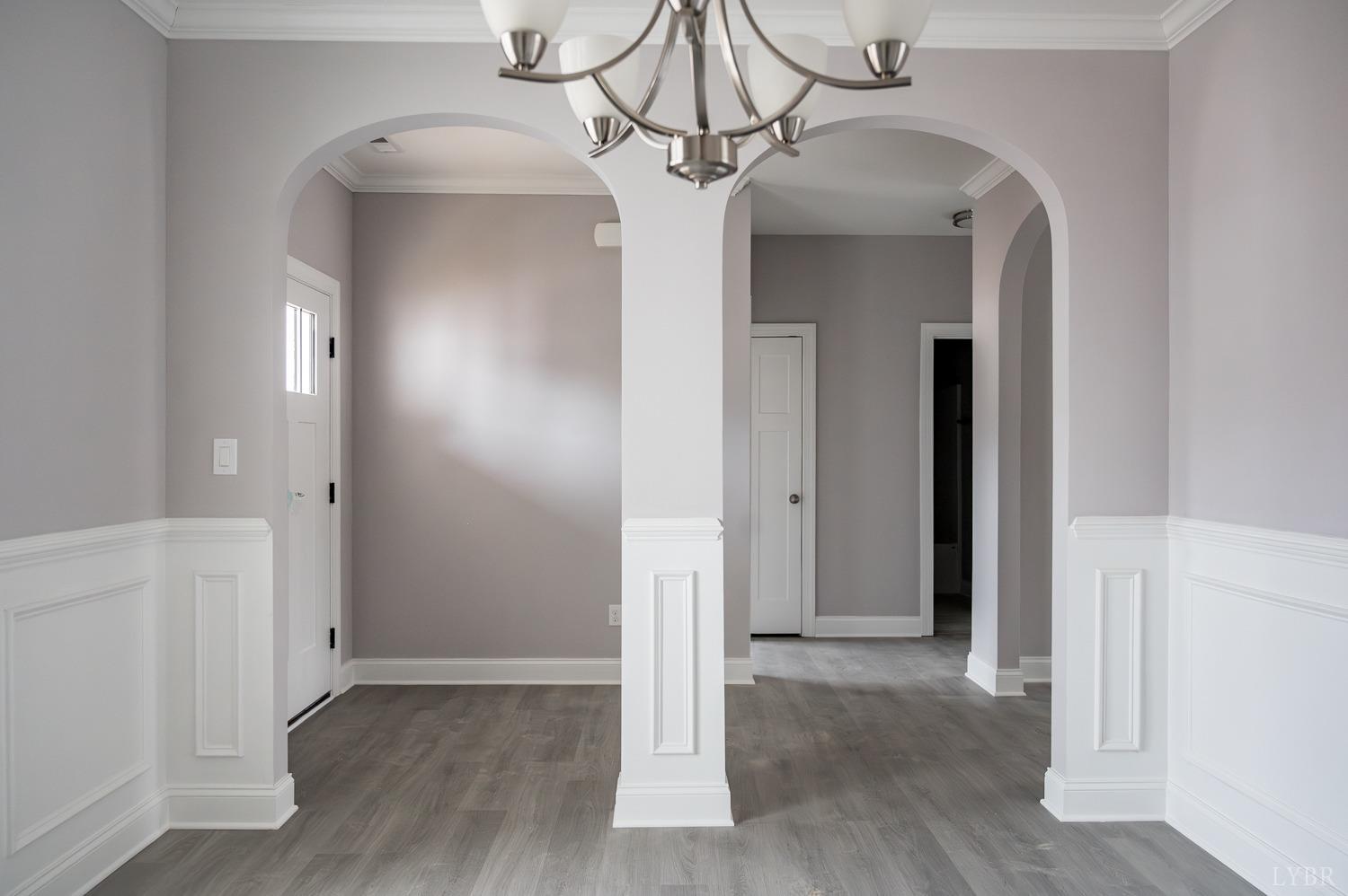 1051 Wills Way Forest, VA 24551 - Photo 31 of 49 a view of a hallway with wooden floor and entryway