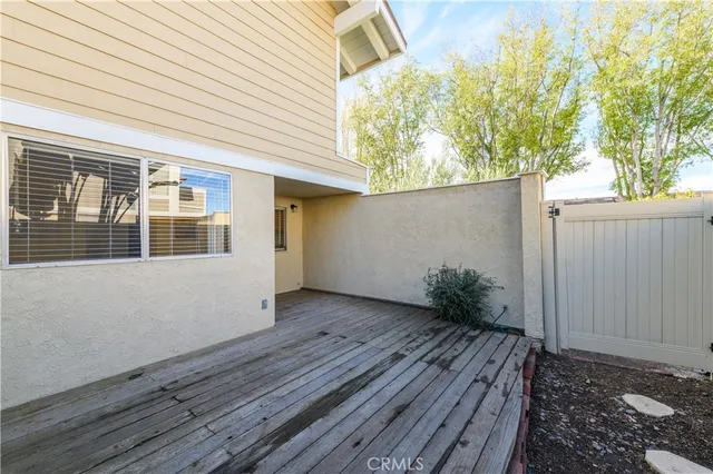 a backyard of a house