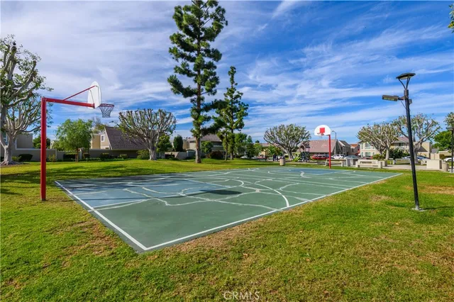 a view of a volley ball court