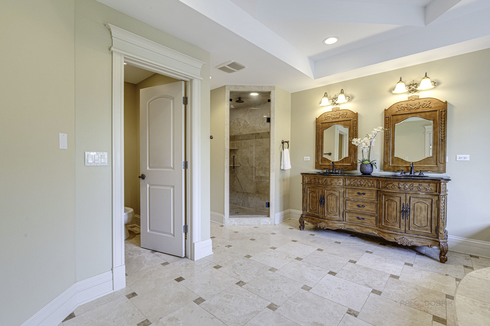 214 Linden Road Northbrook, IL 60062 - Photo 29 of 56 a view of bathroom with shower sink and mirror