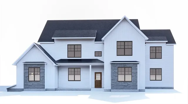 a view of a house with windows