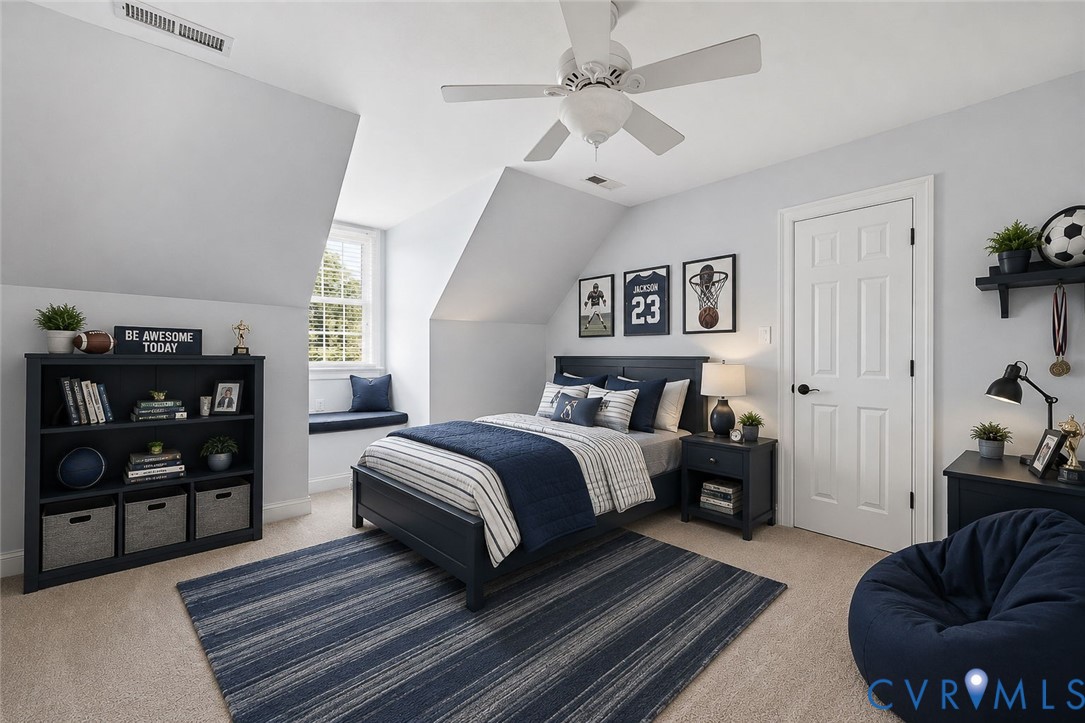 16225 Parrish Farm Road Montpelier, VA 23192 - Photo 38 of 55 Attic bedroom with neutral carpeting and light gra