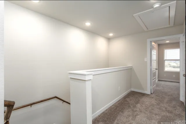 a view of empty room