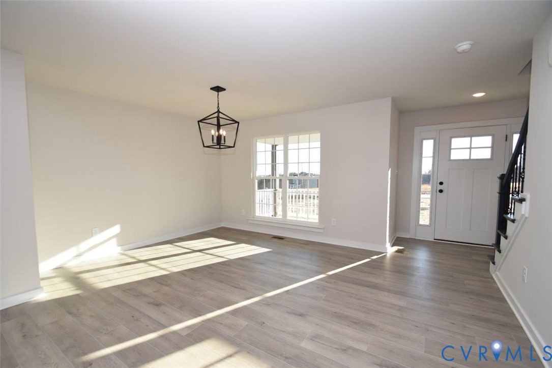 Bright and spacious open-concept living area showc