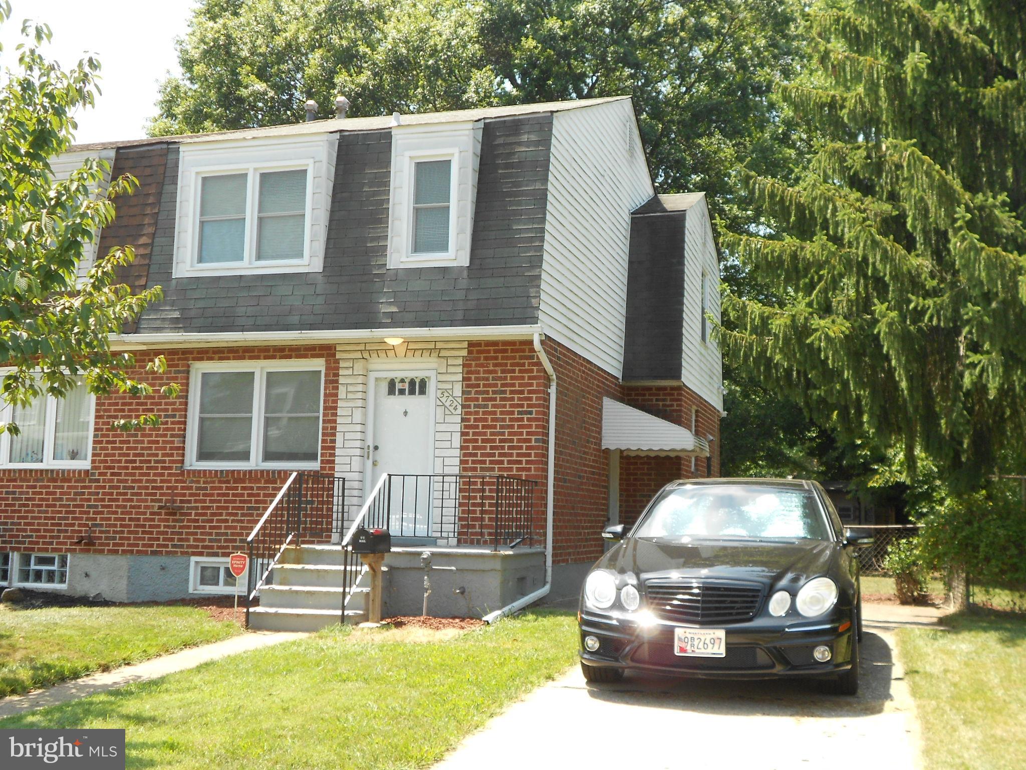 5724 Van Dyke Road Baltimore, MD 21206 - Photo 2 of 35 Driveway for Off Street Parking