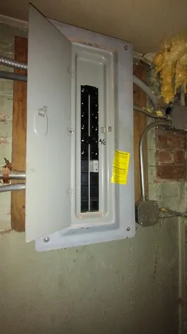 a view of a door of the house