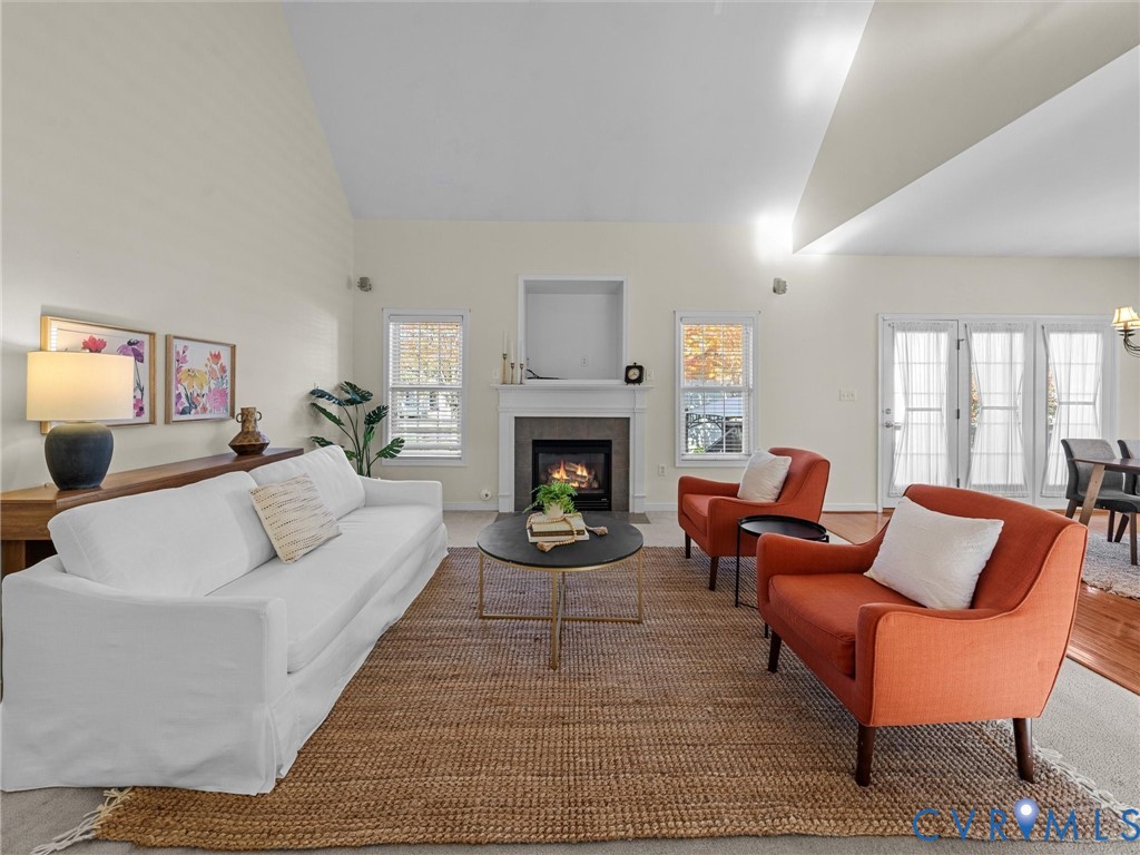 14300 Brading Court Midlothian, VA 23112 - Photo 19 of 50 Spacious family room with vaulted ceiling, gas fir