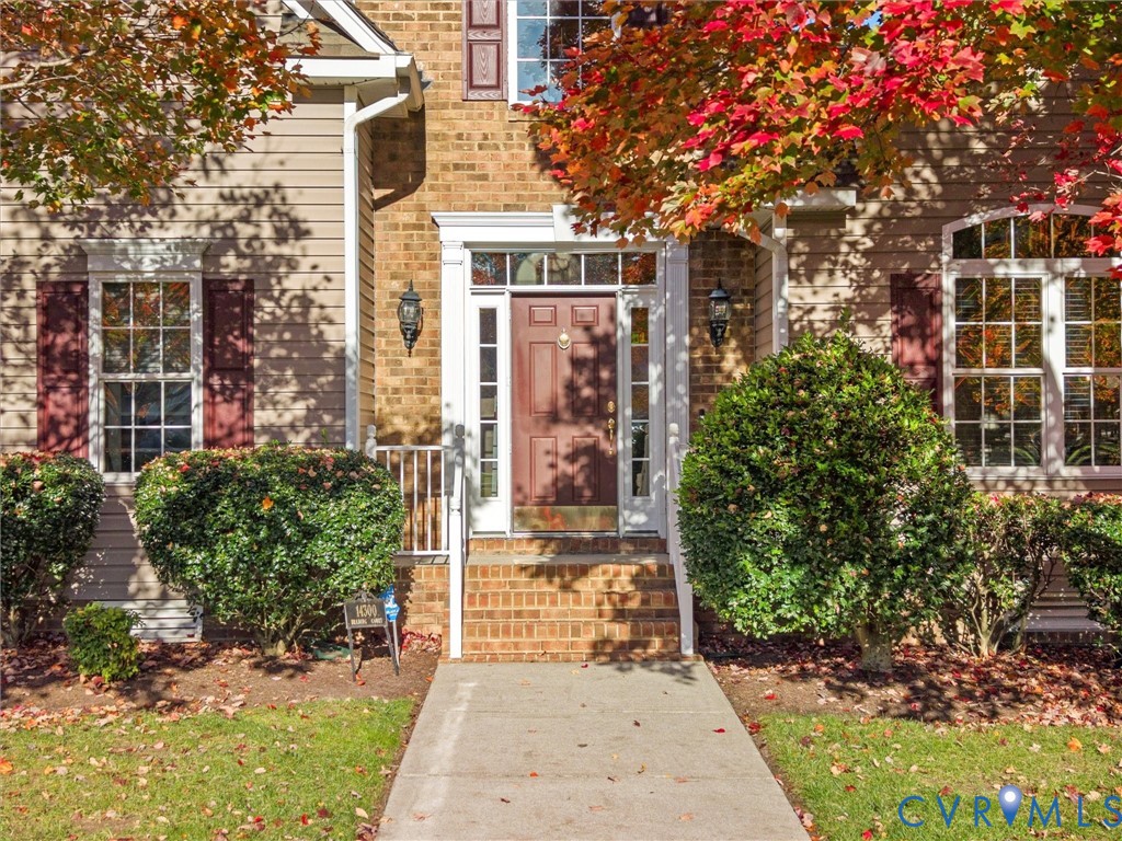14300 Brading Court Midlothian, VA 23112 - Photo 47 of 50 Welcoming front entrance with brick steps, transom