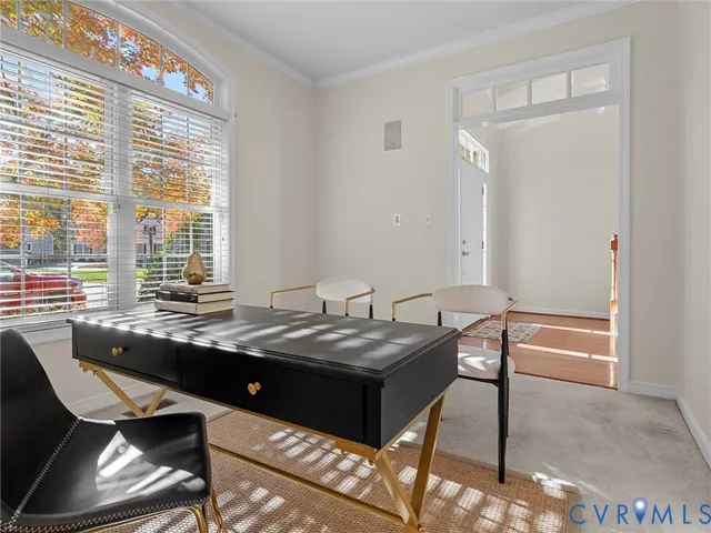 a view of a kitchen area with furniture and window