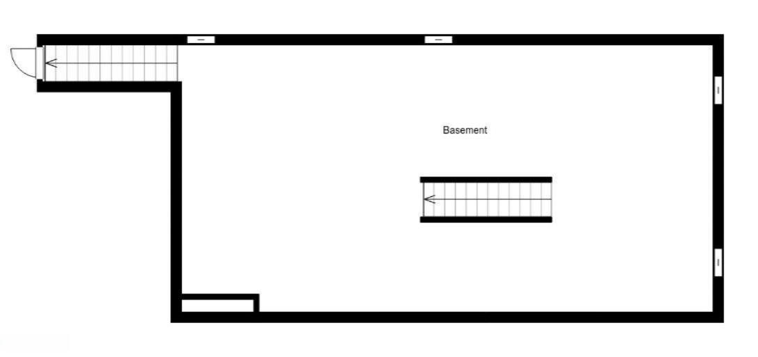 2226 Merkey Road West Manistee, MI 49660 - Photo 36 of 36 Basement Floor Plan