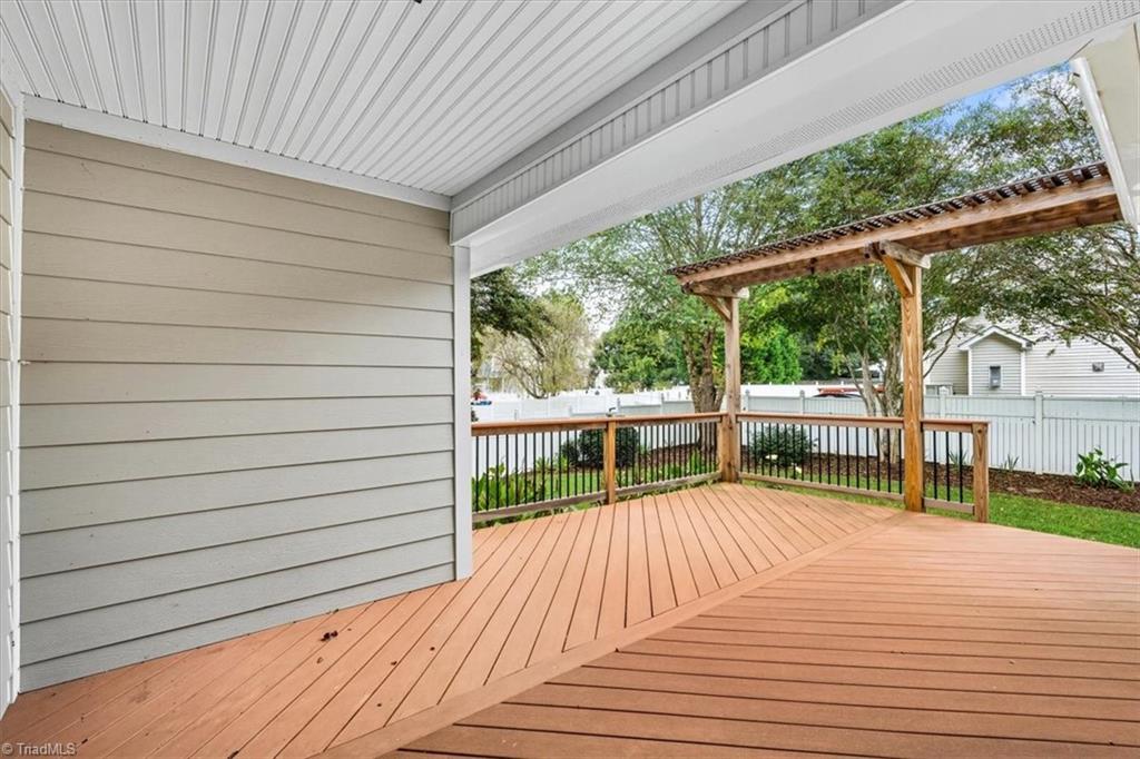 6505 Woodmont Road Jamestown, NC 27282 - Photo 36 of 43 Covered area of deck