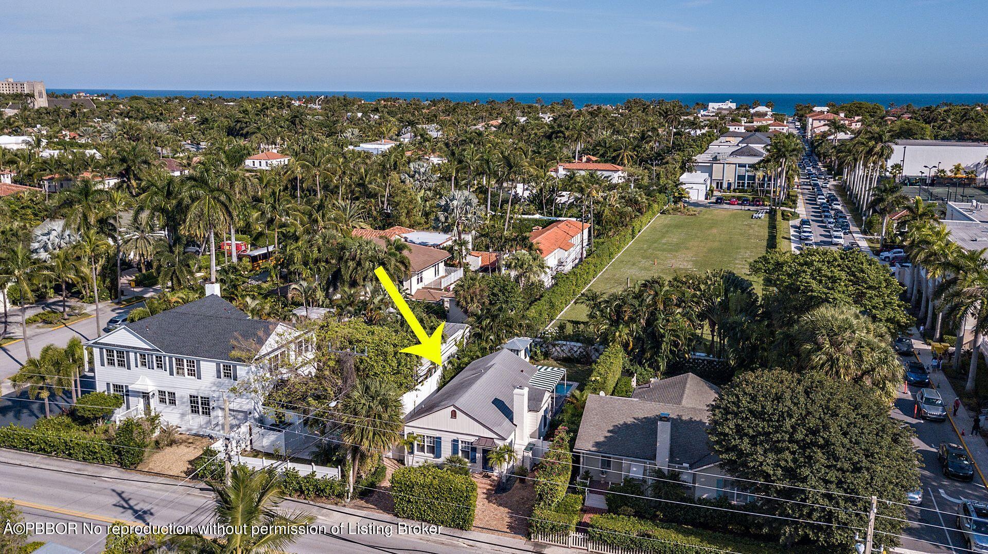 231 Cocoanut Row Palm Beach, FL 33480 - Photo 27 of 27 an aerial view of residential houses with outdoor space and trees