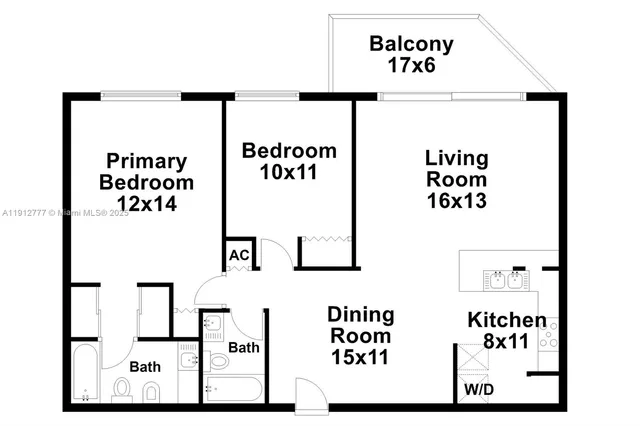 $450,000 | 911 East Ponce De Leon Boulevard, Unit 1503, Coral Gables, FL 33134