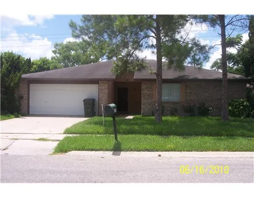 a view of a backyard with a garden and plants