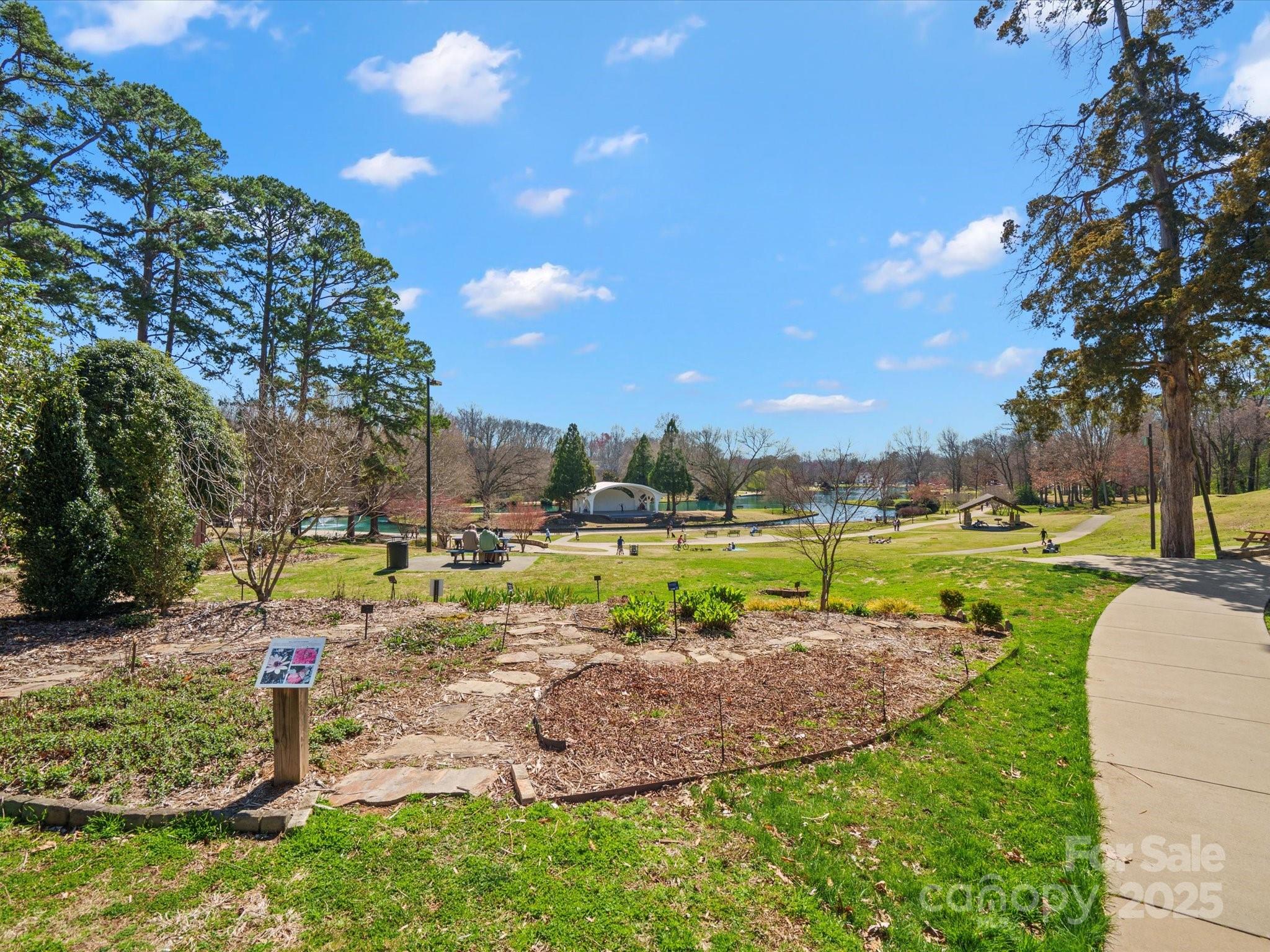 1539 Lilac Road Charlotte, NC 28209 - Photo 16 of 16 a view of a park with large trees
